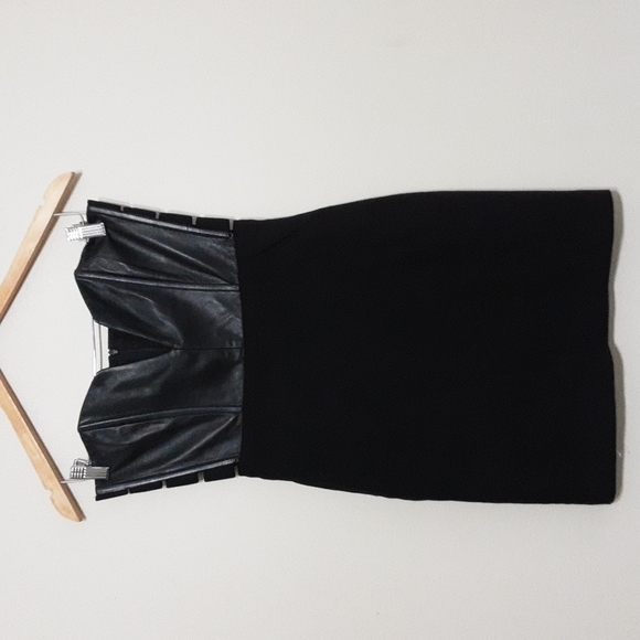 MASON lambskin BUSTIER SEXY BODYCON MINI DRESS women 2 event coquette luxury - Picture 1 of 10